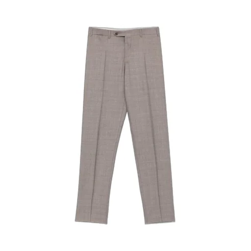 Mid-Rise Straight-Leg Trousers