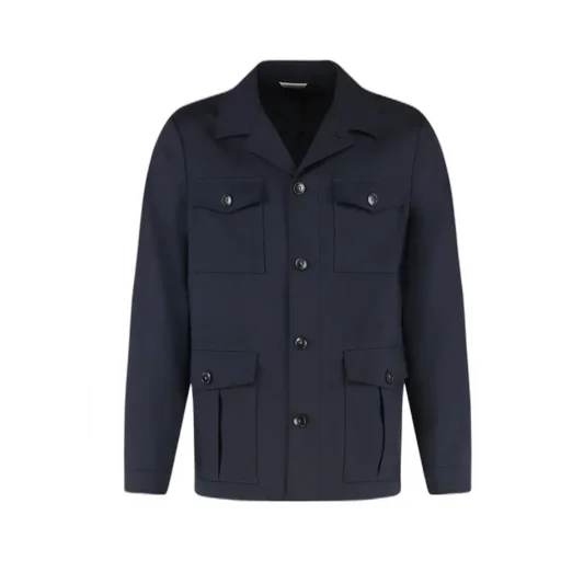 Four-Pocket Wool Jacket
