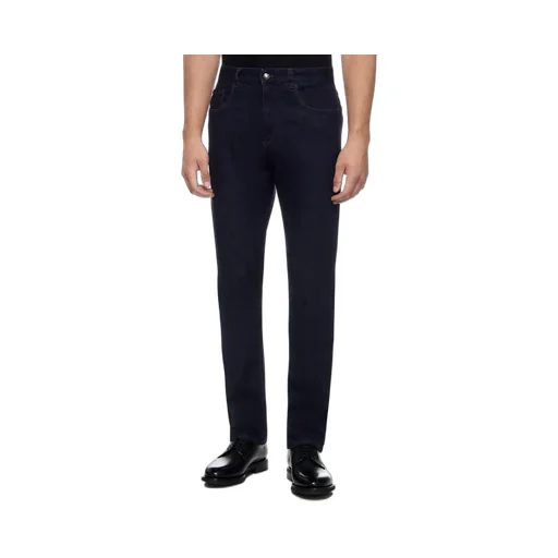 Logo-Patch Straight Jeans