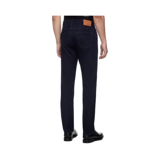 Logo-Patch Straight Jeans