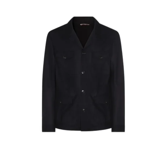 Flap-Pocket Blazer
