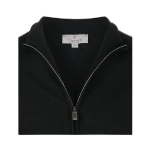 Funnel Neck Zip-Up Jumper