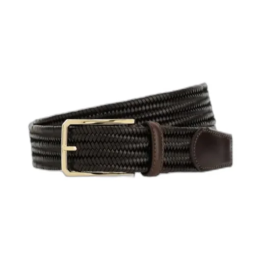 Braided-Leather Belt
