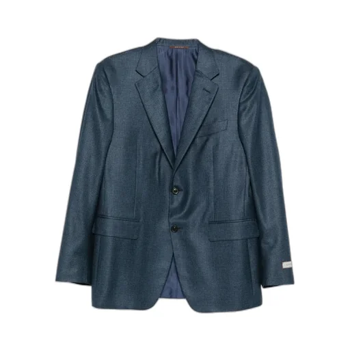 Checked Buttoned Jacket