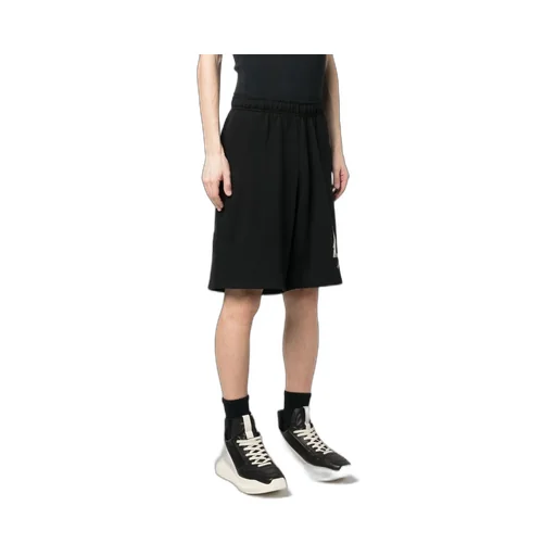 Logo-Print Cotton Track Shorts