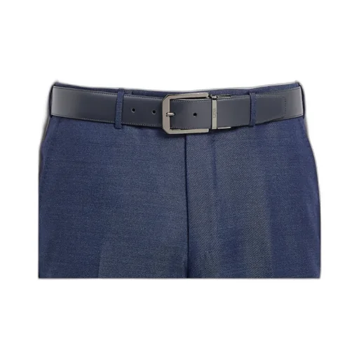 Z Zegna Logo Engraved Reversible Belt