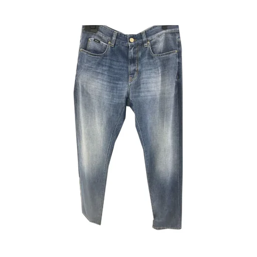 Middle Waist Straight Tube Jeans