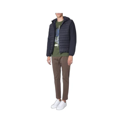 Hooded Zipper Down Jacket