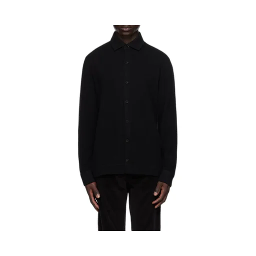 Classic-Collar Cashmere Cardigan