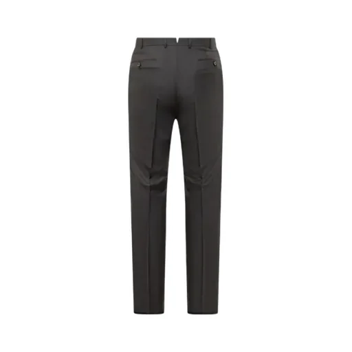 Tapered-Leg Tailored Trousers