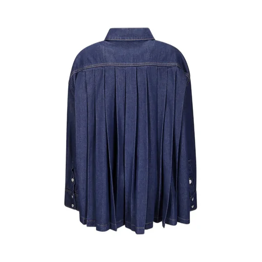 Pleated Shirt Jacket
