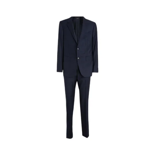 Logo Patch Single-Breasted Tailored Suit