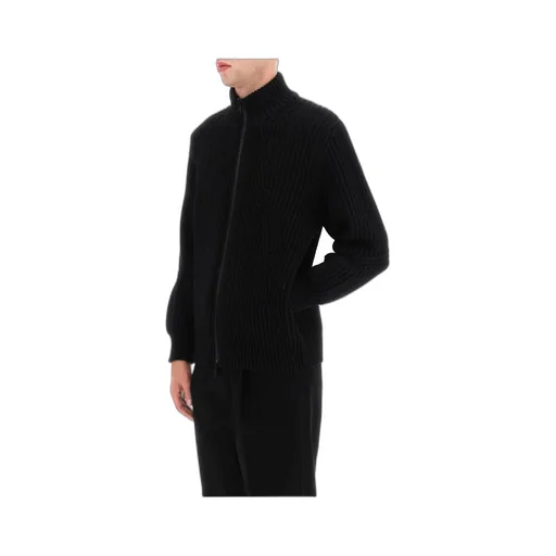 Logo Intarsia Knitted Jacket