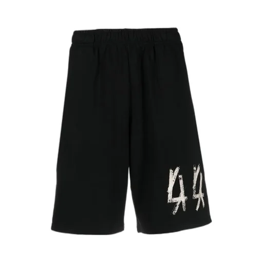 Logo-Print Cotton Track Shorts