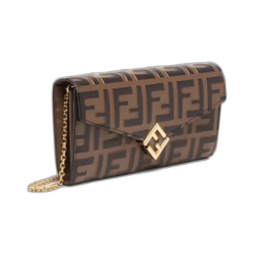Ff Diamonds Continental Chained Wallet