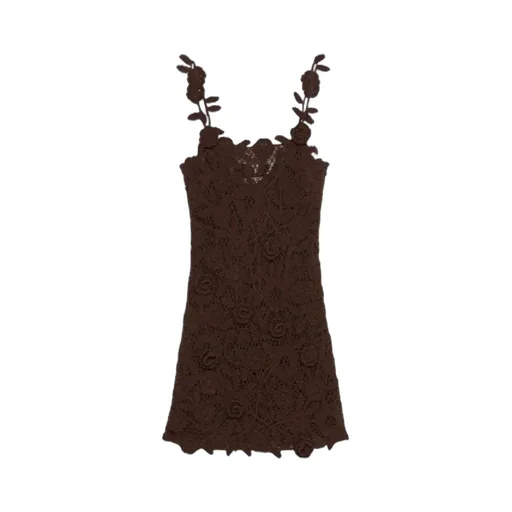 Square Neck Floral Corset Mini Dress