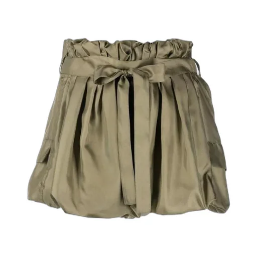 Bouffant Silk Shorts
