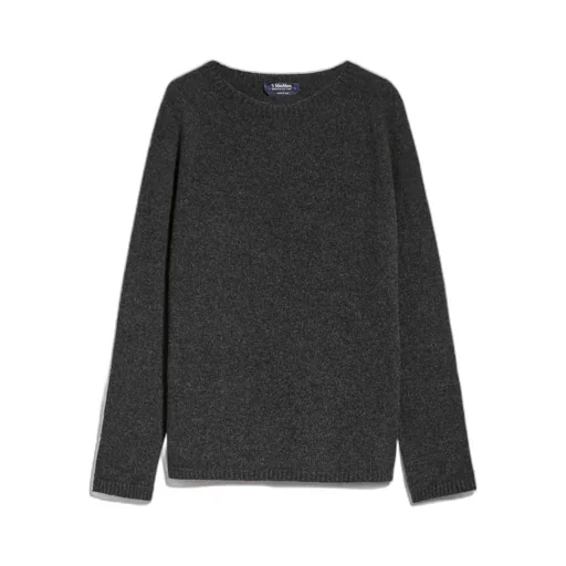 Wool And Cashmere Long-Sleeved Sweater With Round Neck