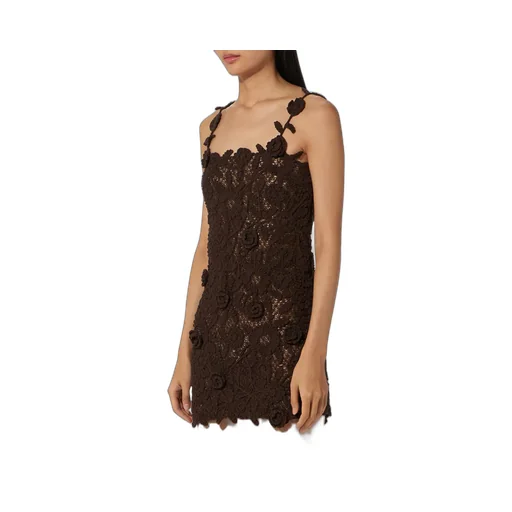 Square Neck Floral Corset Mini Dress