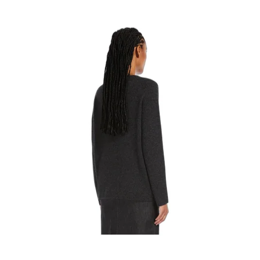 Wool And Cashmere Long-Sleeved Sweater With Round Neck