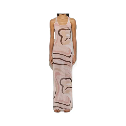 Iride-Printed Sleeveless Dress