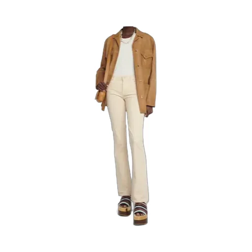 Mid-Rise Flared Jeans