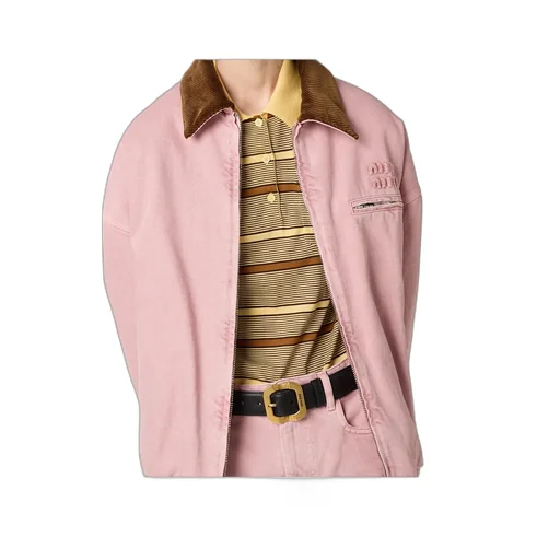 Padded Denim Blouson Jacket