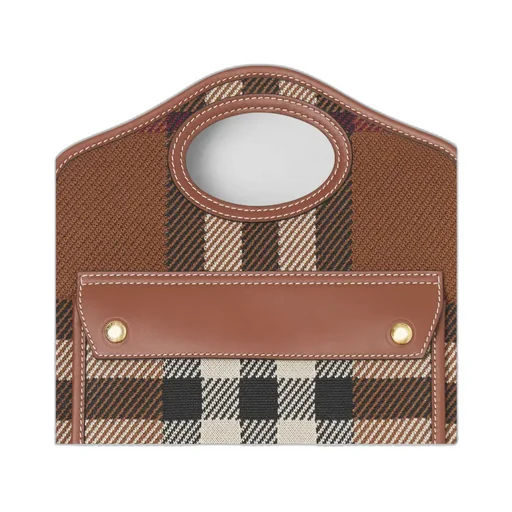 Check Patterned Shoulder Bag