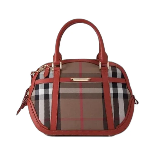 Checked Handbag