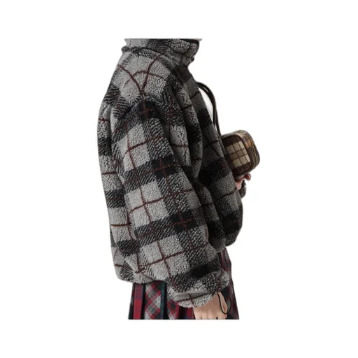 Teddy Checked Jacket