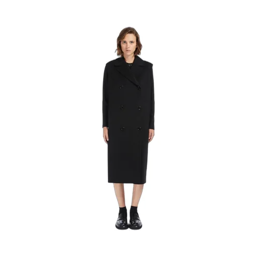 Double-Breasted Wool Long Vest