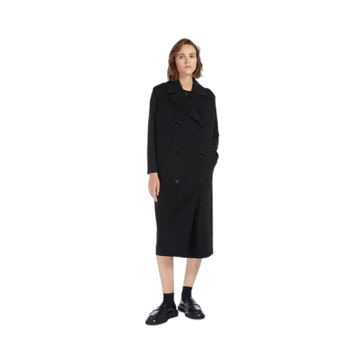 Double-Breasted Wool Long Vest