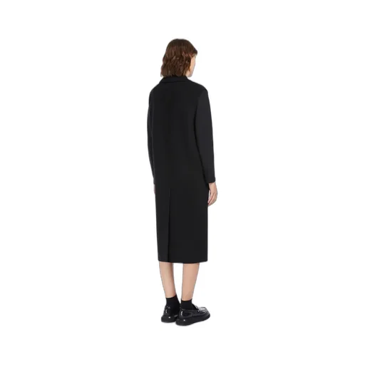 Double-Breasted Wool Long Vest