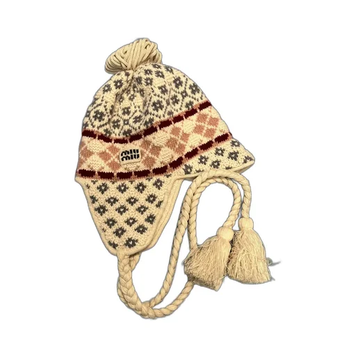 Wool And Cashmere Visor Hat
