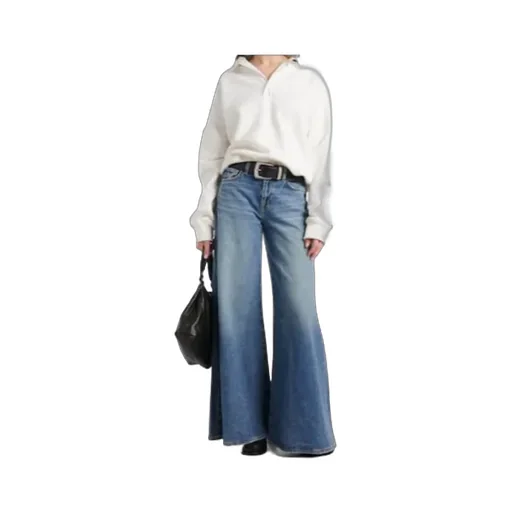 Willow Mid-Rise Wide-Leg Jeans