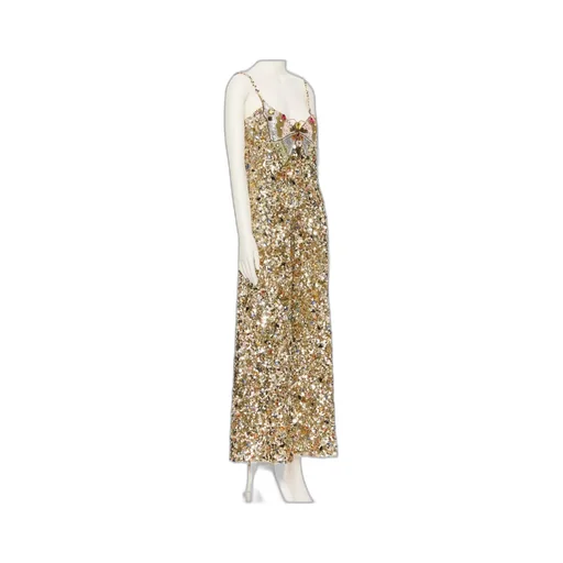 Embroidered Tulle Illusione Midi Dress