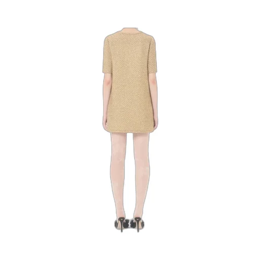 Lurex Tweed Mini Dress
