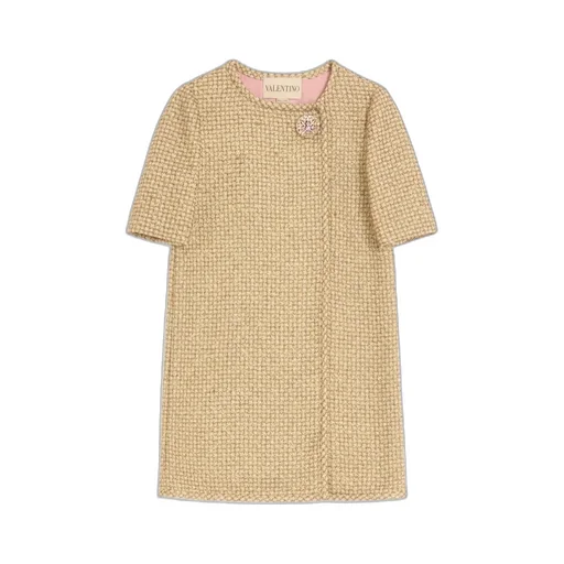 Lurex Tweed Mini Dress