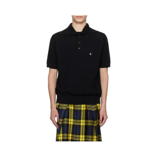 Logo Embroidered Knitted Alex Polo Shirt