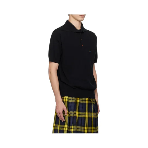 Logo Embroidered Knitted Alex Polo Shirt