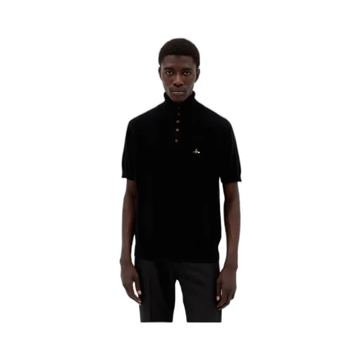 Logo Embroidered Knitted Alex Polo Shirt