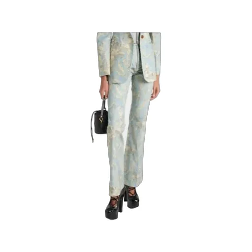 Ray Printed High-Rise Flared Pants