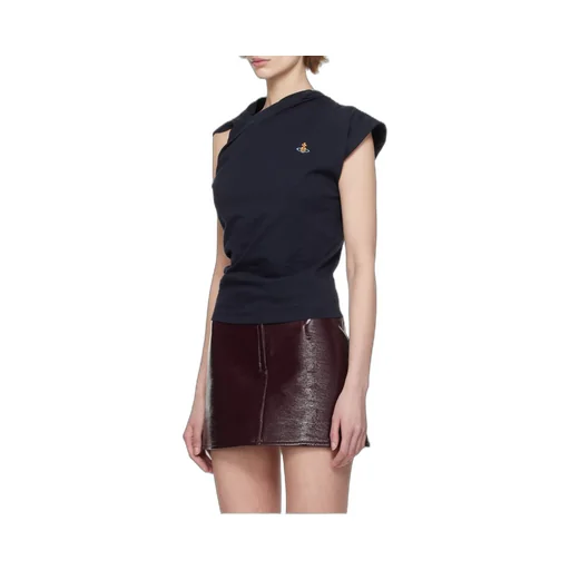 Asymmetric Short-Sleeved T-Shirt