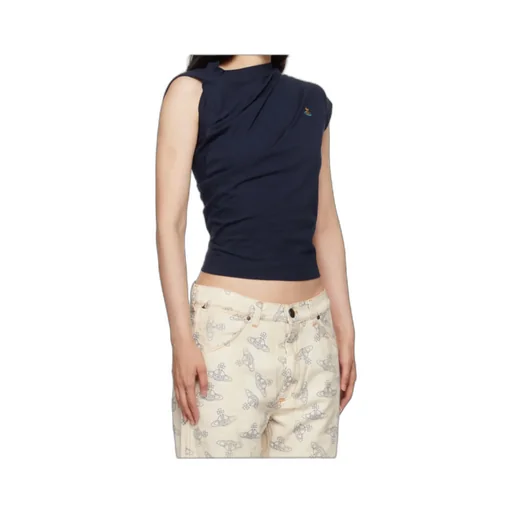 Asymmetric Short-Sleeved T-Shirt