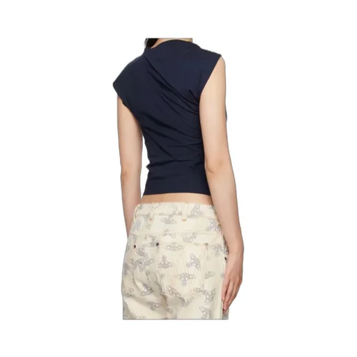 Asymmetric Short-Sleeved T-Shirt