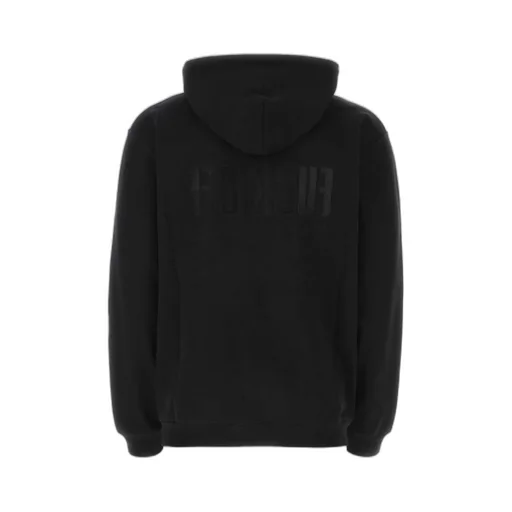 Slogan-Print Pullover Hoodie