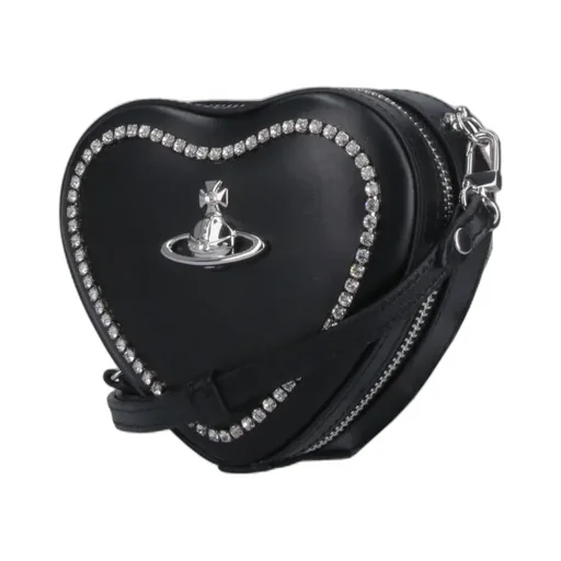 Logo Plaque Zipped Shoulder Bag