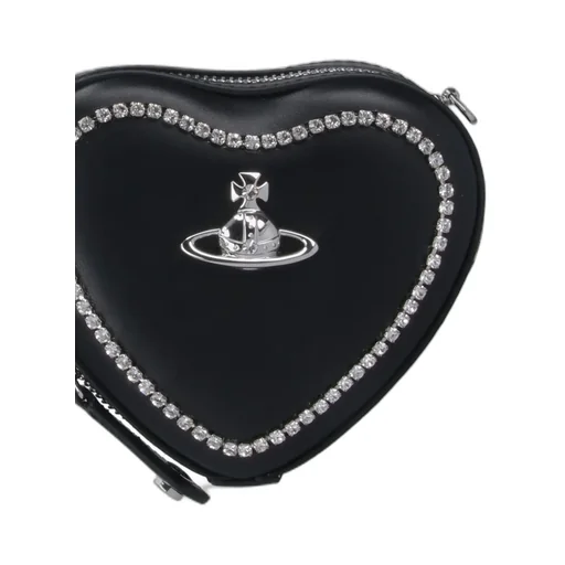 Logo Plaque Zipped Shoulder Bag