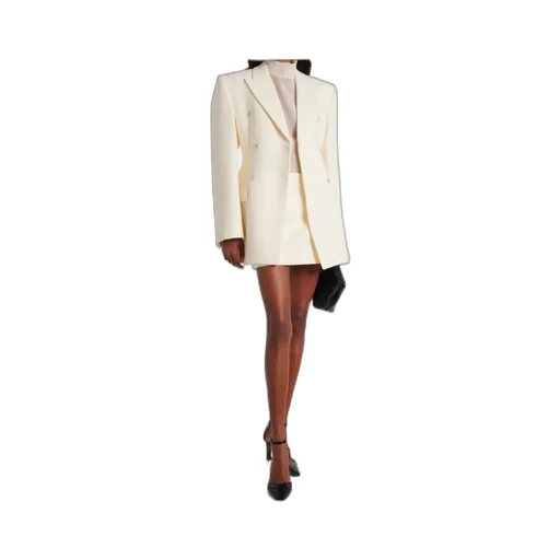 High-Waisted Straight Skirt
