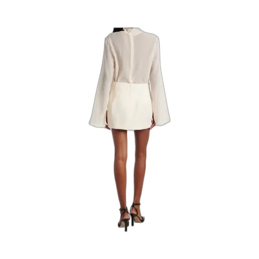High-Waisted Straight Skirt